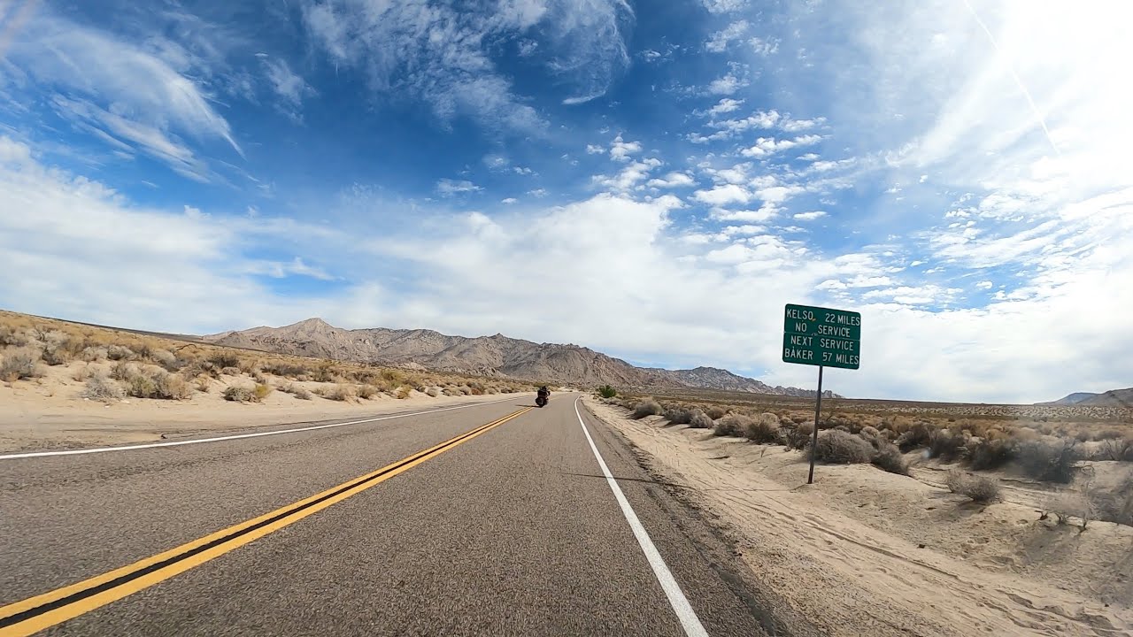 Kelbaker Road Mojave National Preserve by Motorcycle YouTube