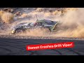 DDE CRASHES TWIN TURBO DRIFT VIPER FIRST DRIVE … *CAUGHT ON CAMERA*