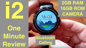 ColMi i2 Android 5.1 2GBRAM/16GBROM BT Calling Smartwatch (like IQI I4 Air): One Minute Overview