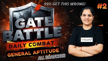 GATE Battle #2 | General Aptitude Challenge 💥 | All Branches | GATE 2026/27 | Priyanka Sharma Ma
