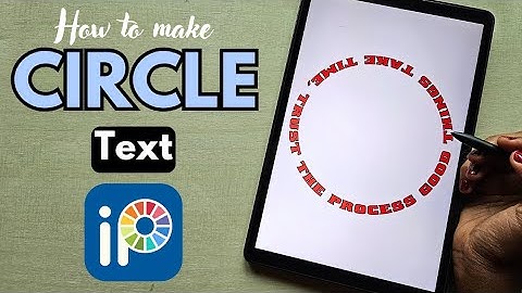 How to make Circle Text in IBIS PAINT X | Beginners IBISPAINT X step by step tutorial 