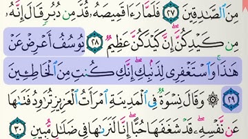 سورة يوسف بصوت الشيخ عبدالرشيد علي صوفي