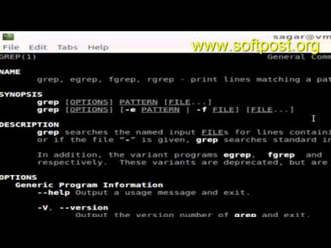 How to come out of man page in Debian