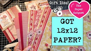 GOT 12x12 PAPER? Easy Junk Journal Companion! The Paper Outpost! :)