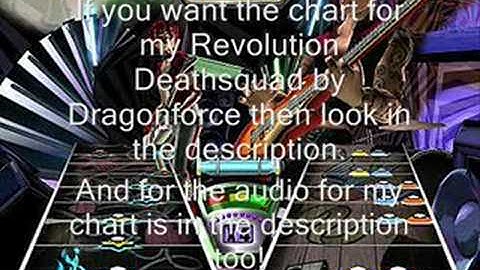 Dragonforce Revolution Deathsquad Chart For Guitar Hero
