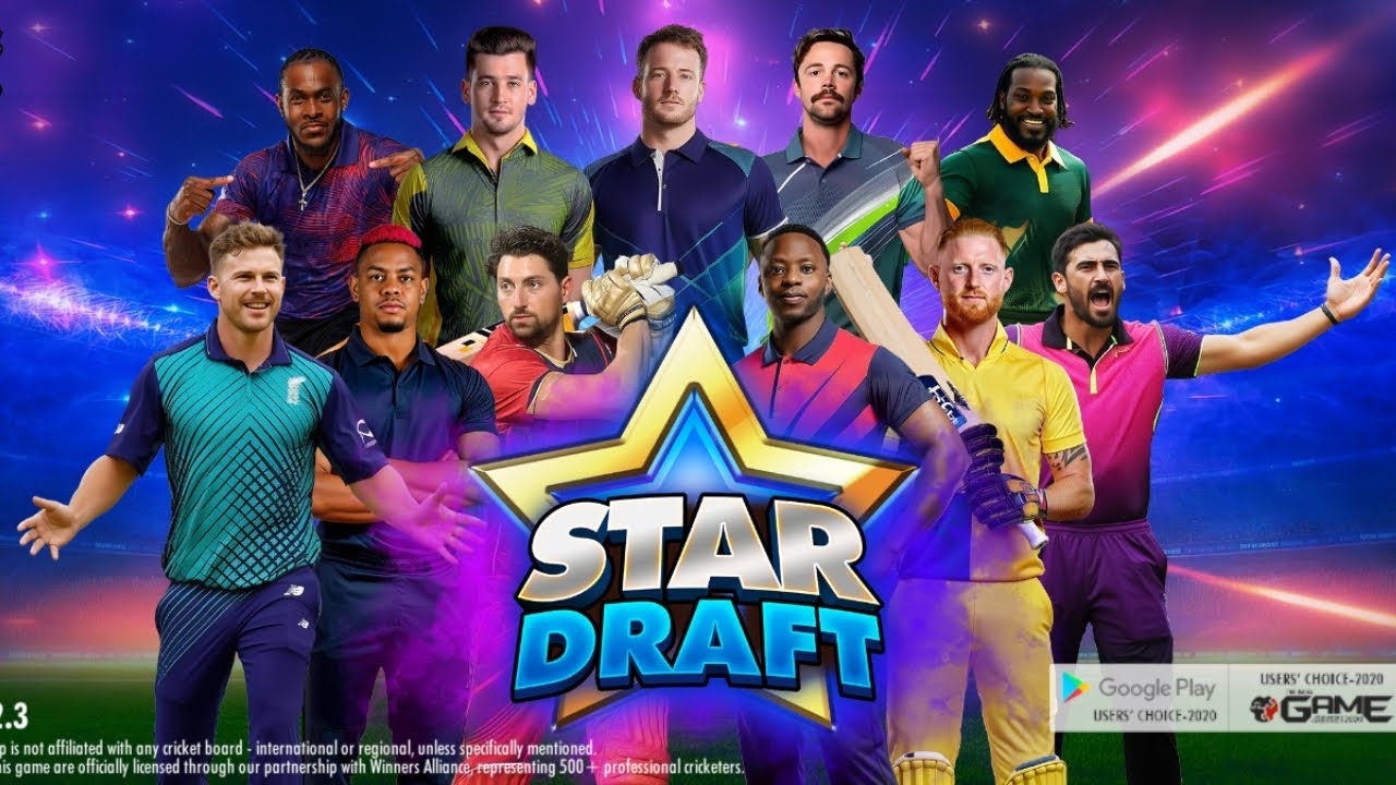 Star draft players cricket match