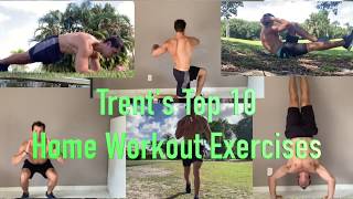 Top 10 Home Workout Exercises Trent&#39;s TOP 10