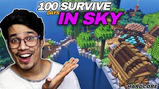 I Survived 100 Days in Skyblock Hardcore // Gamer Fleet