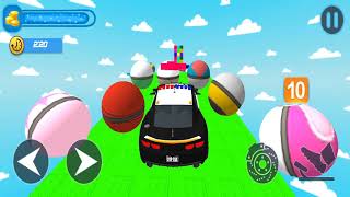 Cop Car Superheroes Stunt Racing - Driving Car Simulators - Android Gameplay screenshot 4