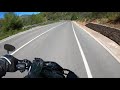 Going up and down my favorite road in Spain with my Yamaha Mt-07