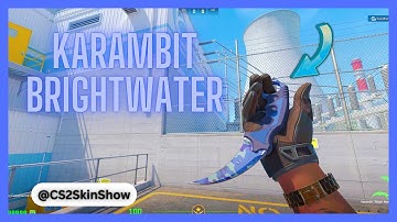 CS2 Karambit Knife Bright Water | CS2 In-game Inspect [4K]