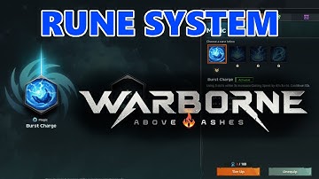 What are RUNES in #warborneaboveashes ?