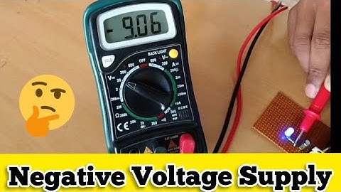 Negative Voltage Regulator | How to make Negative Voltage Regulator | Negative Voltage Power Supply