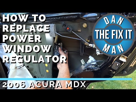 2002 – 2006 Acura MDX Rear Window Regulator Replacement – DIY
