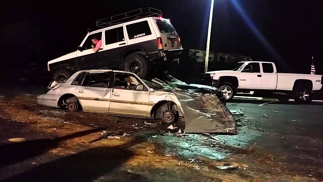Long branch car crushing YouTube