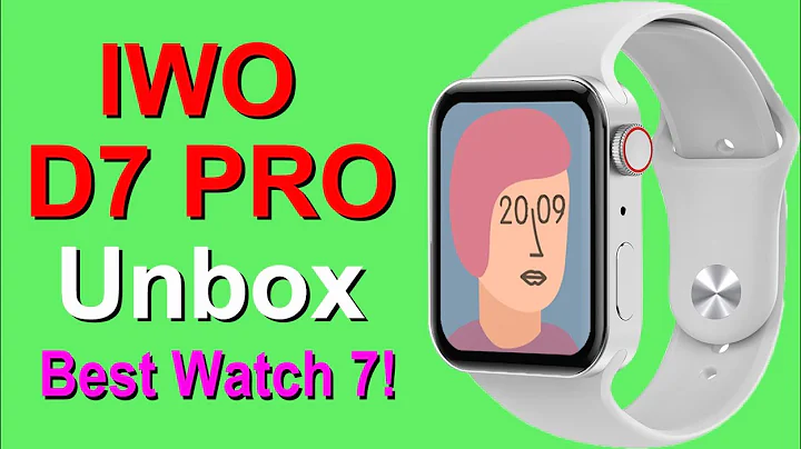 KIWITIME IWO D7 PRO Smart Watch Unbox-IP68 Waterproof/Aluminum Case/GPS-Best Series Watch 7 Clone!