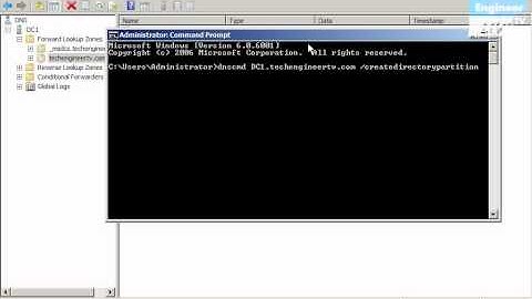 Create Custom Application Directory Partition in DNS - Windows Server 2008