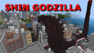 Completing all 3 Stages of Shin Godzilla (Full Gameplay) | Godzilla Minecraft DLC