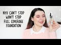 Nyx Can&#39;t Stop Won&#39;t Stop Full Coverage Foundation