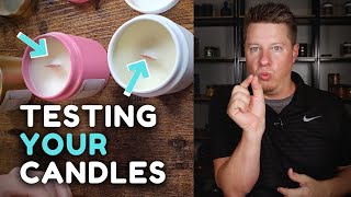 Candle Testing & Helping New Candle Makers | Soy Blend + Wooden Wicks ( Ep. 29 VelasVale)