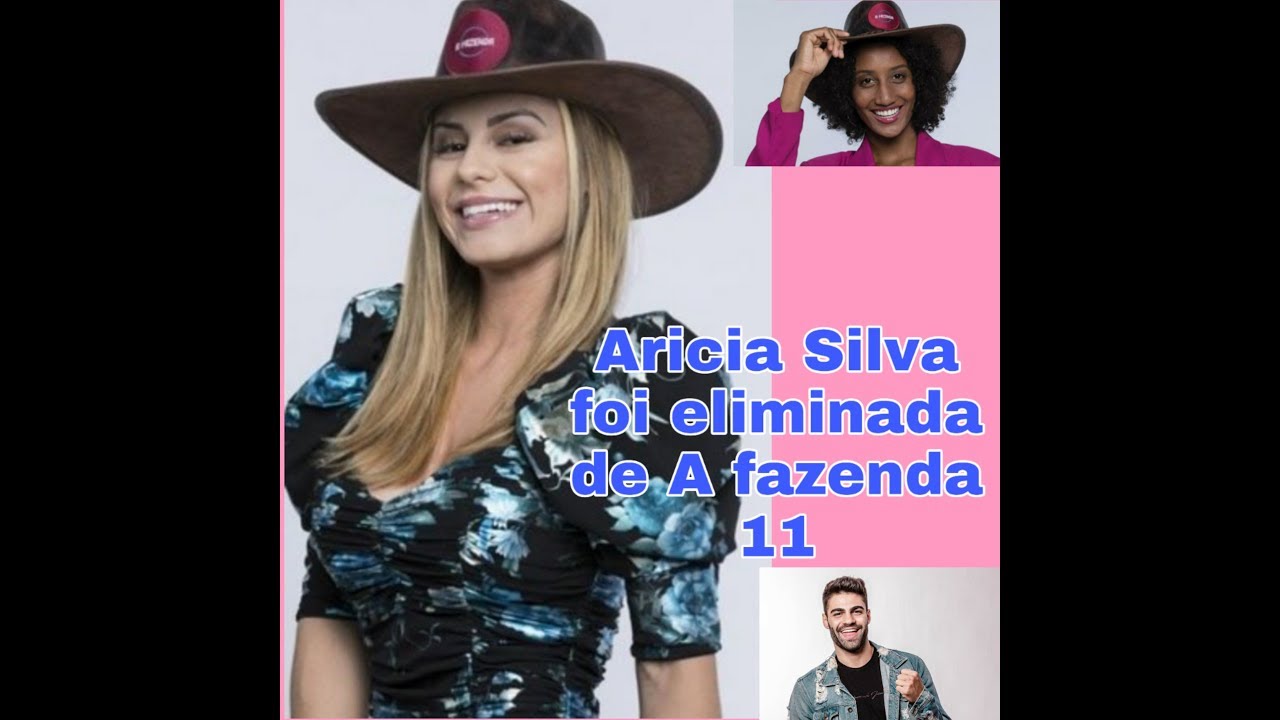 Aricia Silva a segunda eliminada de A Fazenda 11.