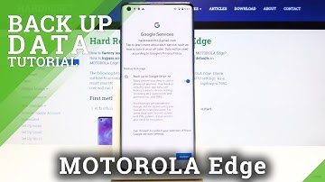 How to Back Up Data in Motorola Edge - Use Google Backup