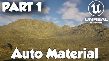 Auto Landscape Material Tutorial Part 1 | Unreal Engine 5