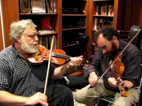 11/7/09 Andy Cahan and Mark Simos fiddle a round p...