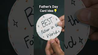 Fathers Day Card Idea 💡 #shorts #youtube #fathersday #fatherlove #love #cute #fatherdaughter #fypシ