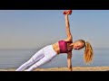 45 min Advanced Pilates Workout with Dumbbells