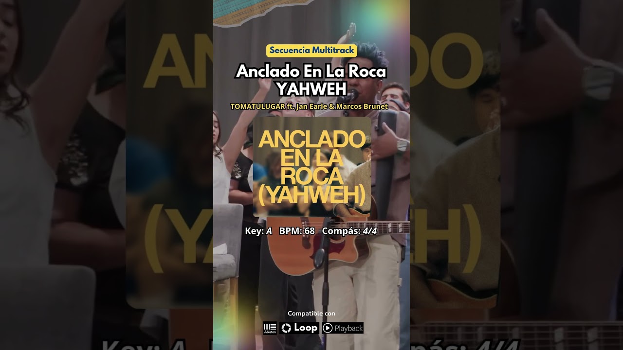 🚨 DISPONIBLE AHORA!! 🎵 Anclado En La Roca / YAHWEH (Synth Cover) #secuencia #multitrack