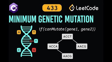 LeetCode 433: Minimum Genetic Mutation | CSharp Solution | BFS Graph Traversal