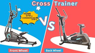 Comparison- Front Wheel vs Back Wheel Cross Trainer | Which One is Better for You?  #ufitindia
