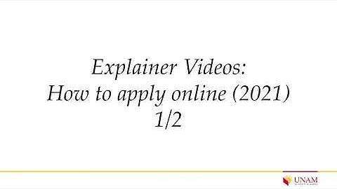 Explainer Video (1 of 2): How to apply online - New student