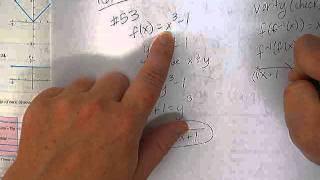 Detailed Using the horizontal line test to see if a function is one-to-one Details