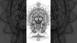 Lord Jagannath Beautiful Pencil Sketch ✨🙏 | Easy Drawing #shorts