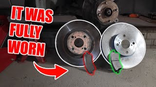 Front Brakes Step By Step Replacement | Toyota Corolla E12/E13 2.0 D4D