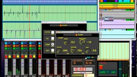 Pure Data DAW / Mix Window