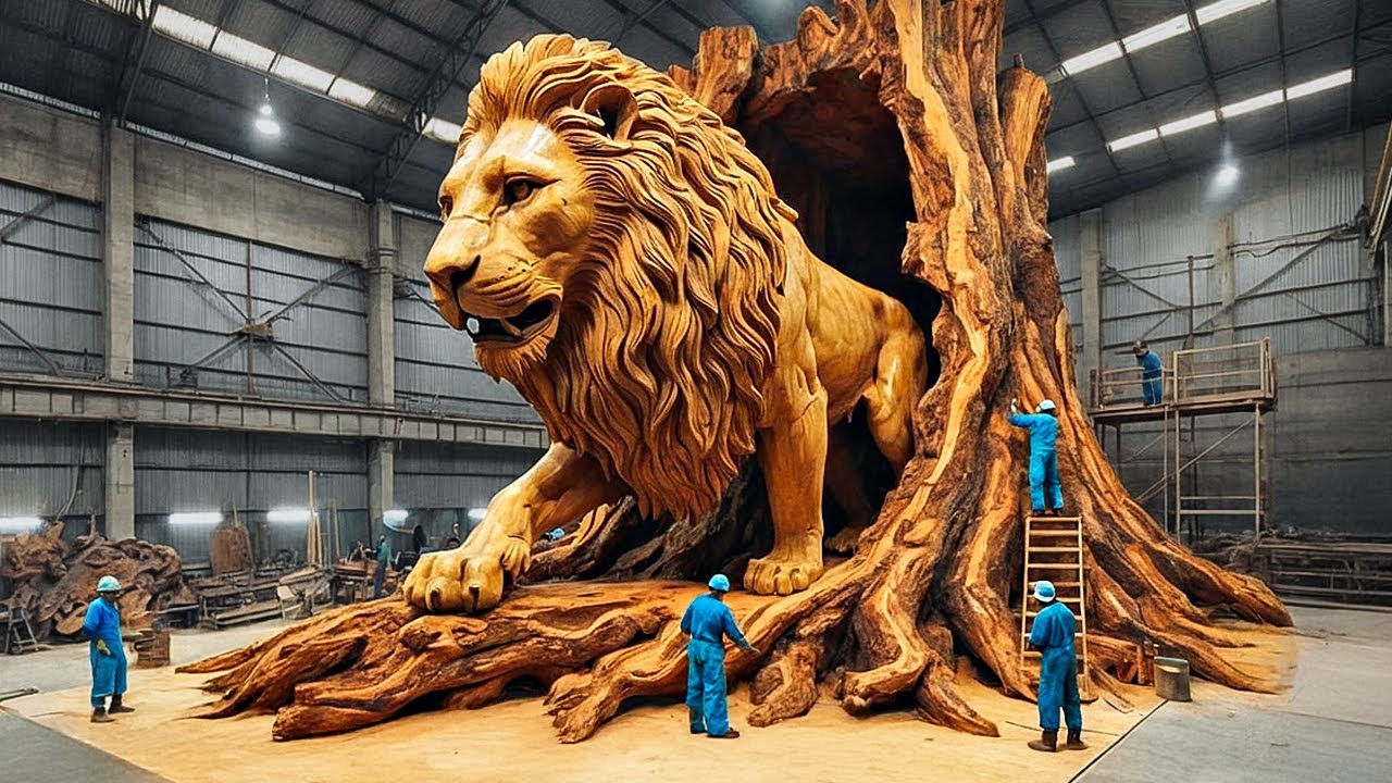 INCREÍBLES TÉCNICAS DE CARPINTERÍA Y MÁQUINAS PARA TALLAR MADERA