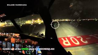 Taxi on the GREEN! Approach and Landing - Singapore Changi Intl Airport(Night operation at Singapore Changi International Airport. The easiest taxi routing in one of the busiest airport., 2015-10-22T10:25:47.000Z)