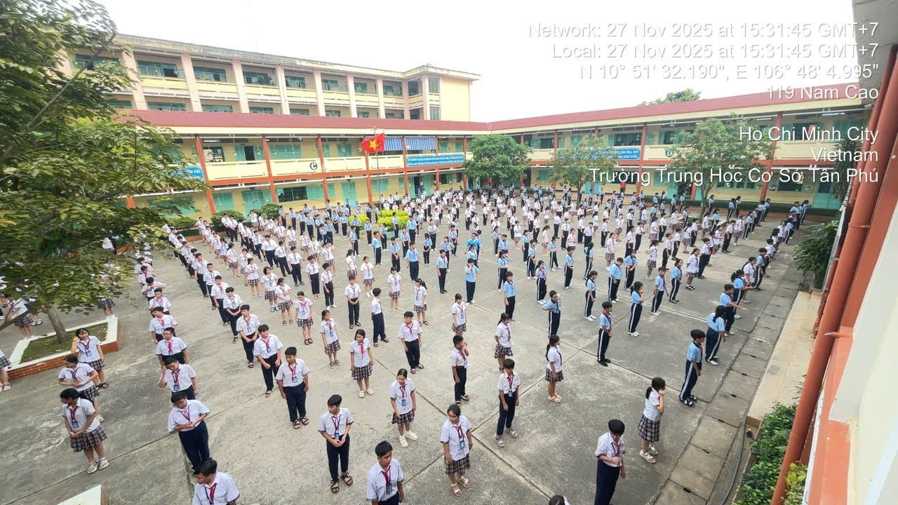 Học sinh trường THCS Tân Phú tham gia đồng diễn Võ nhạc Vovinam xác lập kỉ lục thế giới