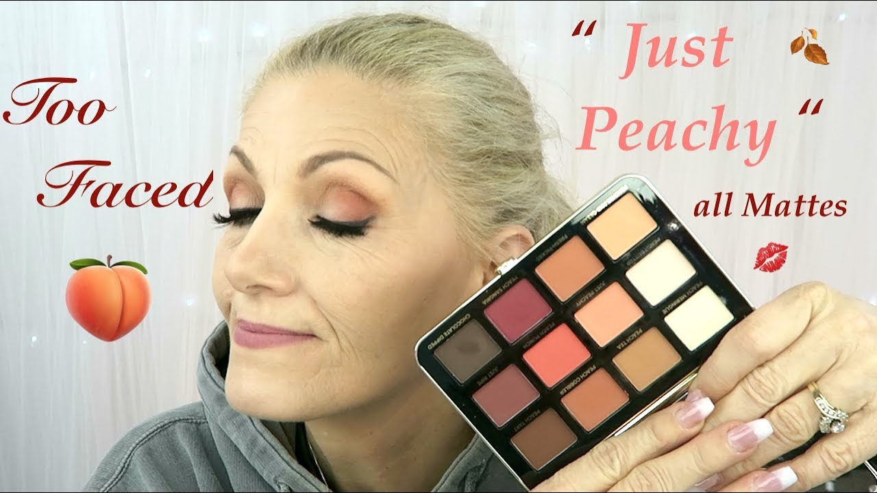 Too Faced "Just Peachy" all Matte Pallet Tutorial - BentlyK