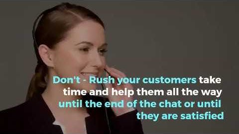 Live Chat Best Practices - The Don