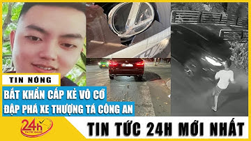Tiền Giang: Bắt khẩn cấp thanh niên vô cớ đập phá xe thượng tá công an |  Tv24h
