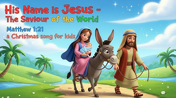His Name is Jesus | Christmas Song for Kids | Matthew 1:21