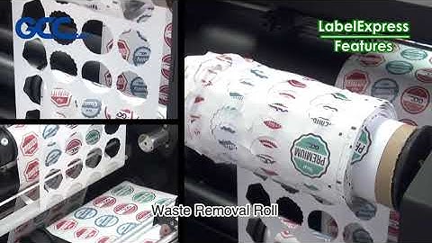 GCC Label Express Label cutter digital label finisher