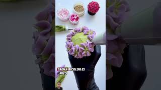Flores perfectas hechas con crema 😍