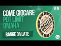 Come giocare a Pot Limit Omaha - Range Preflop da Late Position