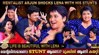 Mentalist Arjun Shocking Magic | Unbelievable Stunts | Life Is Beautiful With Lena |Milestone Makers