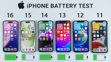 iPhone 16 vs 15 vs 14 vs 13 vs 12 vs 11 Battery Test | iOS 18 BATTERY TEST